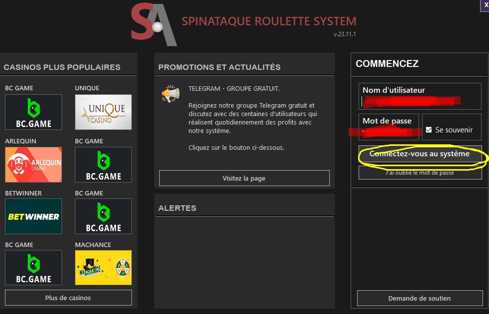 How to install Spin Ataque - STEP 12 - Enter your details and connect.