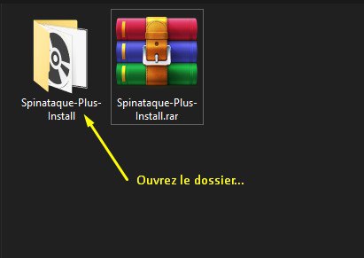 How to install Spin Ataque - STEP 2 - Access the folder.