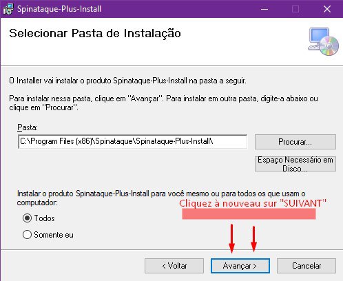 Como instalar o Spin Ataque - PASSO 6 - Local da instalação.