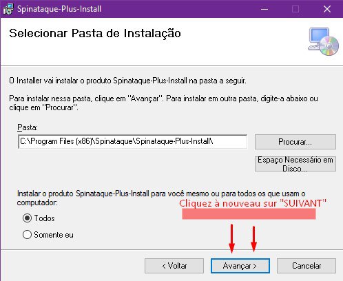 How to install Spin Ataque - STEP 6 - Installation location.
