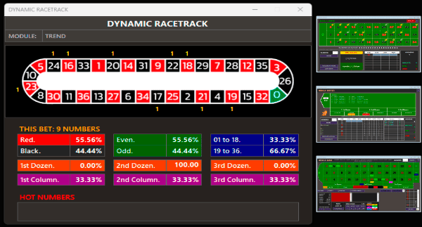 Tela principal do sistema SpinPro
